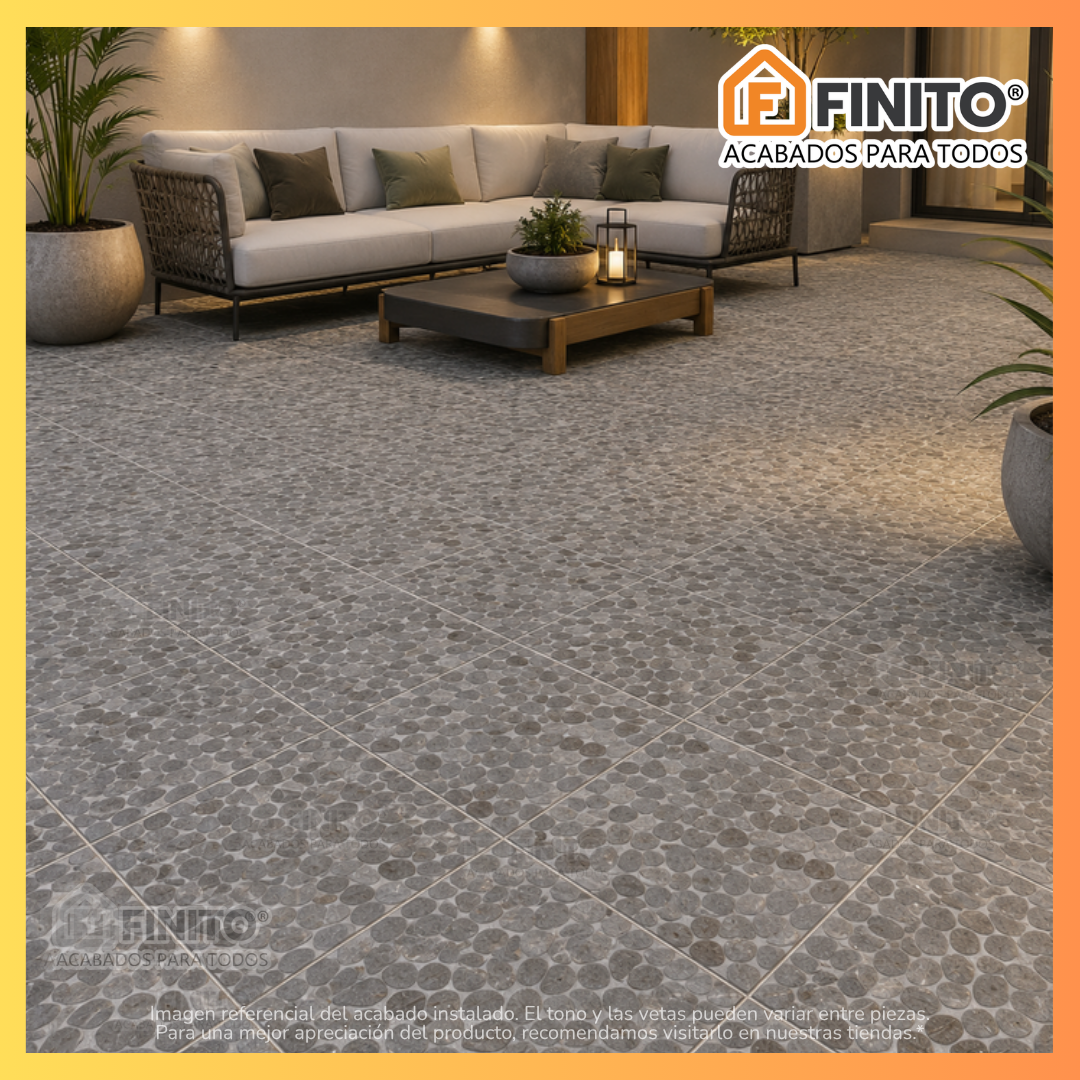 Ceramica Mate 45x45 2.29 MT2 Piedra Rio Gris