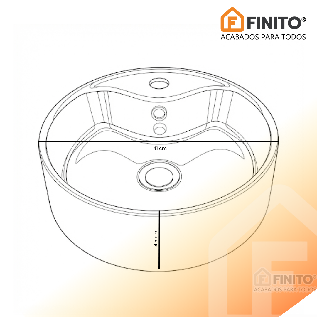 BOWL LAVATORIO ONYX SILVER PLATEADO MAXIME