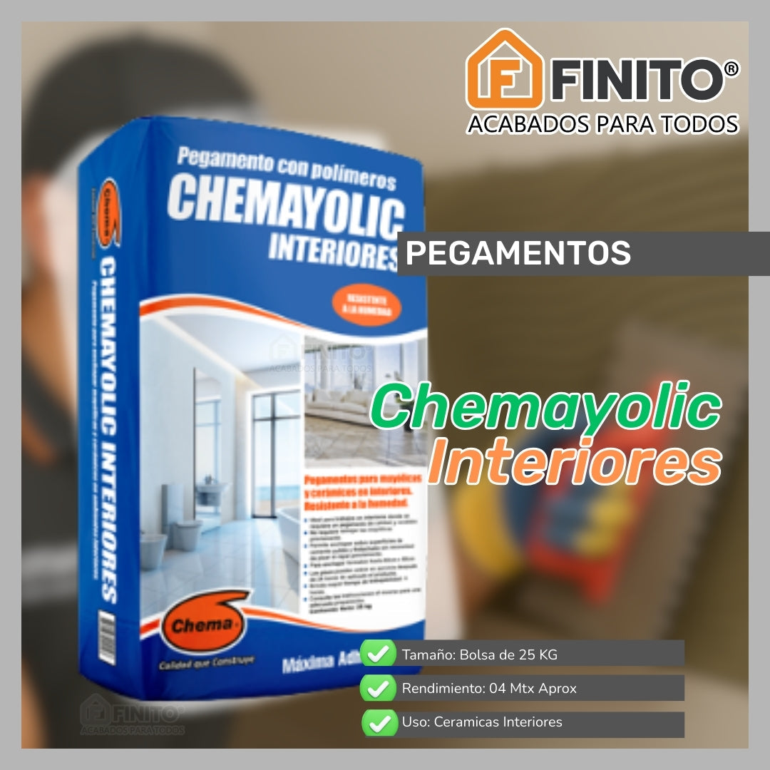 Pegamentos CHEMAYOLIC: La elección ideal para la instalación porcelanato y cerámica