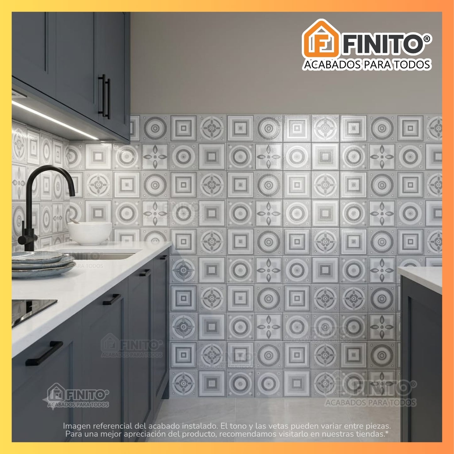 Ceramica Brillante 30x60 1,68Mt2 Lot Grey