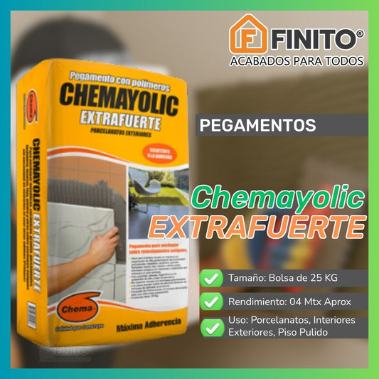 Pegamento Chemayolic Extrafuerte x25Kg