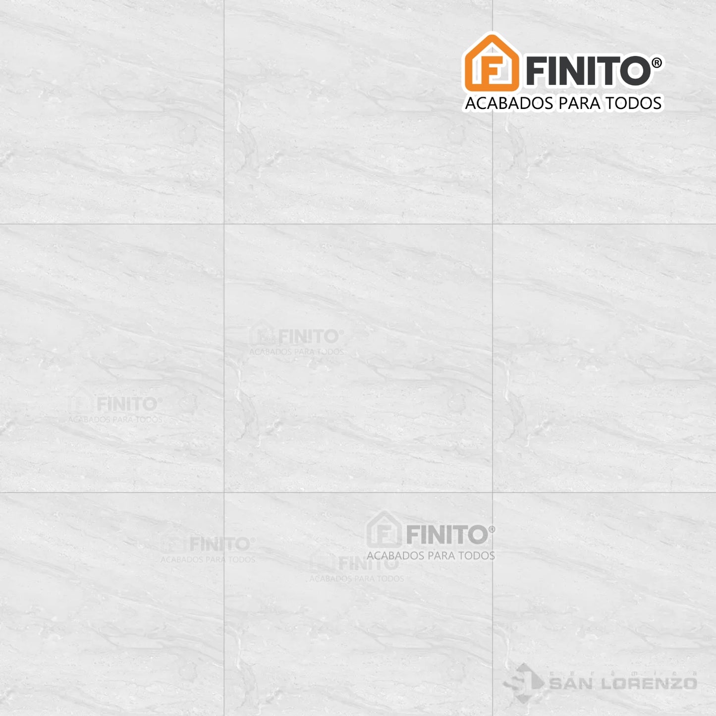 Ceramica Marmolizada 60x60 2.58Mt2 Maltes Gris