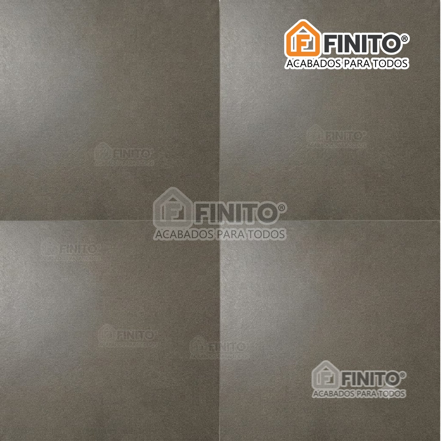 Porcelanato Antideslizante 60x60 1,44Mt2 Mate Taupe Gris