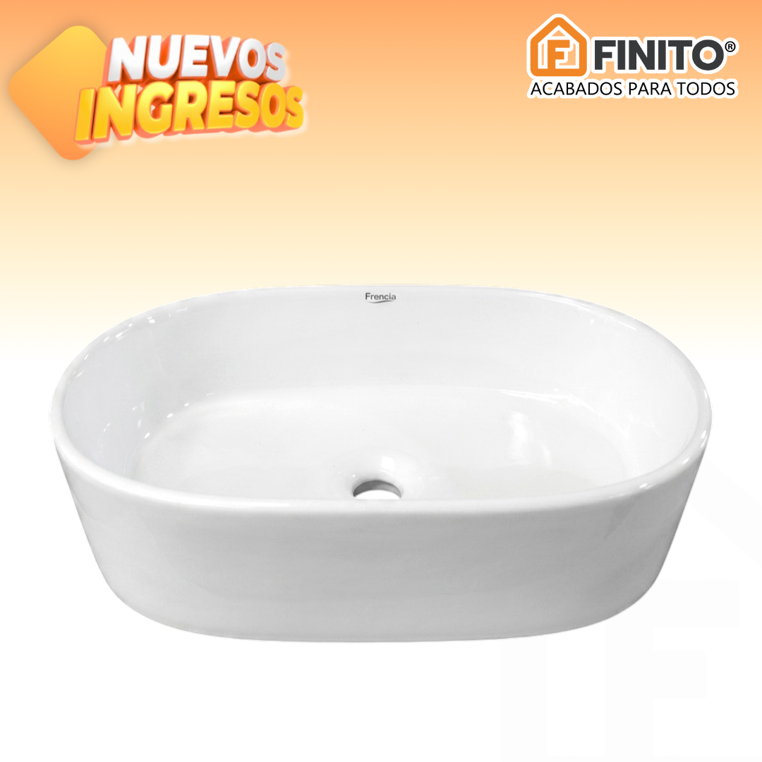 BOWL LOZA LAVATORIO BLANCO FRENCIA