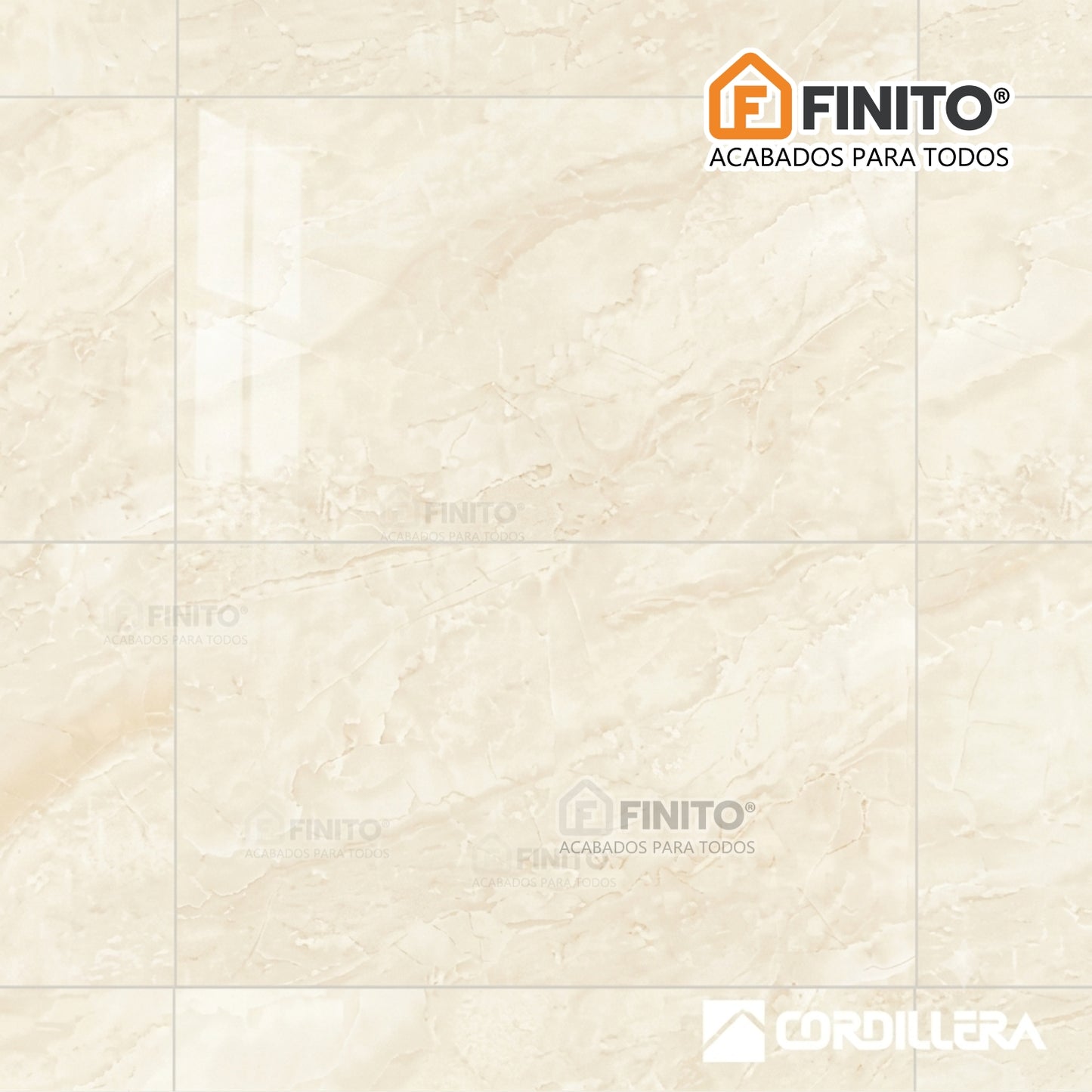 Ceramica Marmolizada 27x45 2,07Mt2 Cavernet Beige