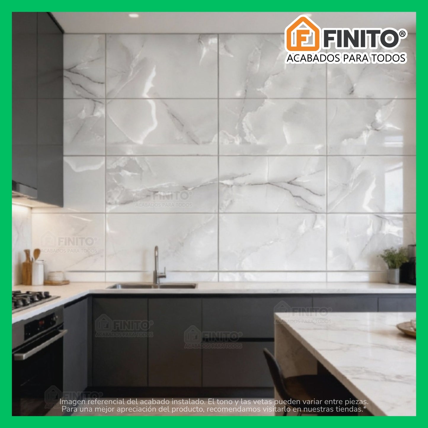 Ceramica Marmolizada 30x60 1,68Mt2 Frozen Gris