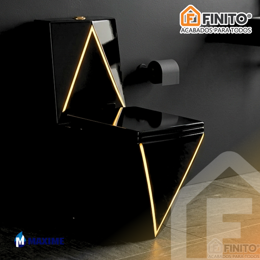 INODORO DIAMOND BLACK GOLD - MAXIME