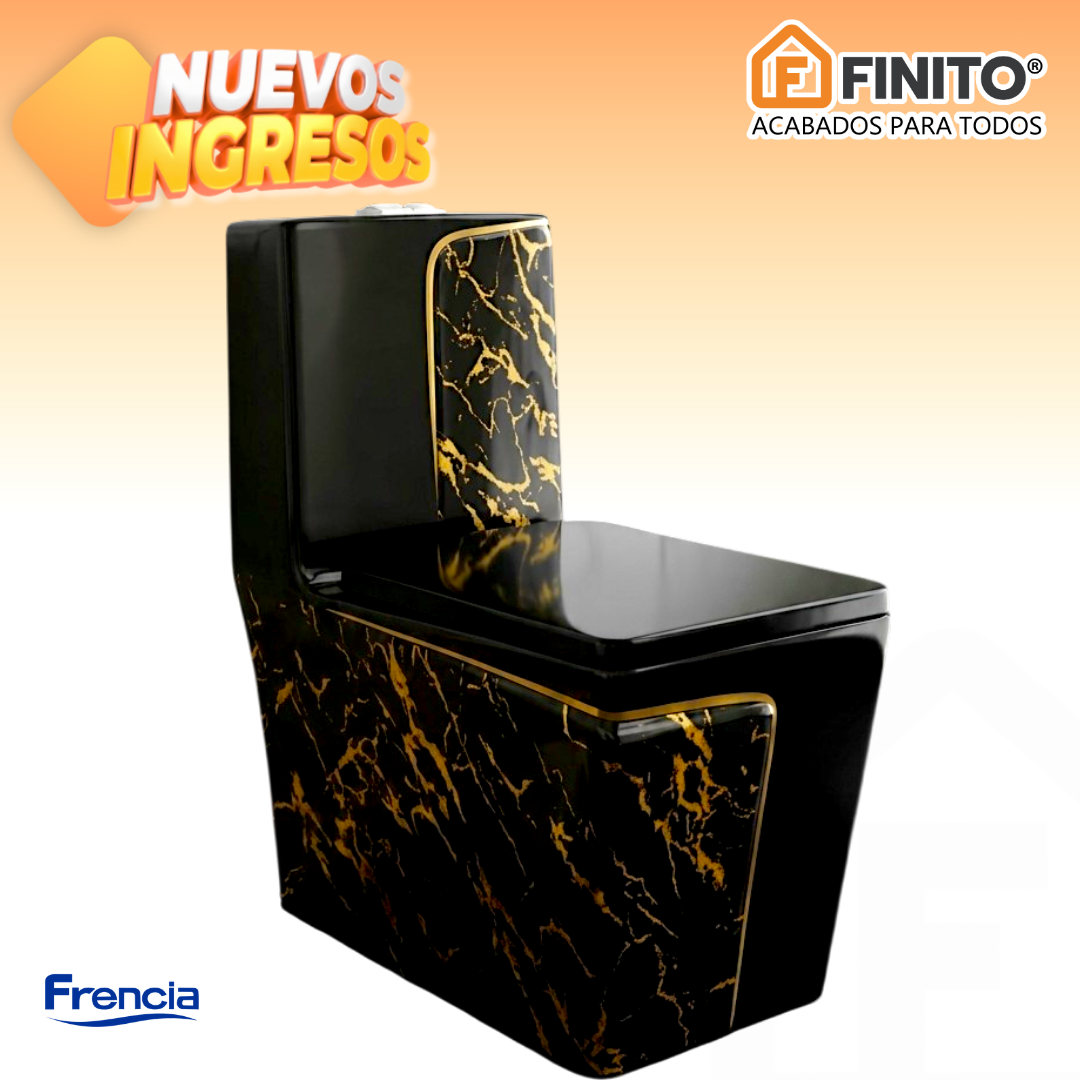 INODORO ONE PIECE MARMOL DORADO – FRENCIA
