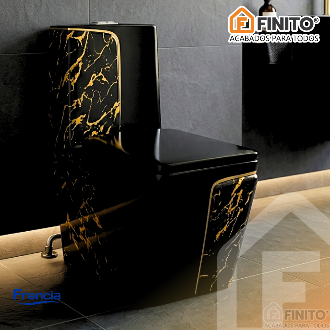 INODORO ONE PIECE MARMOL DORADO – FRENCIA