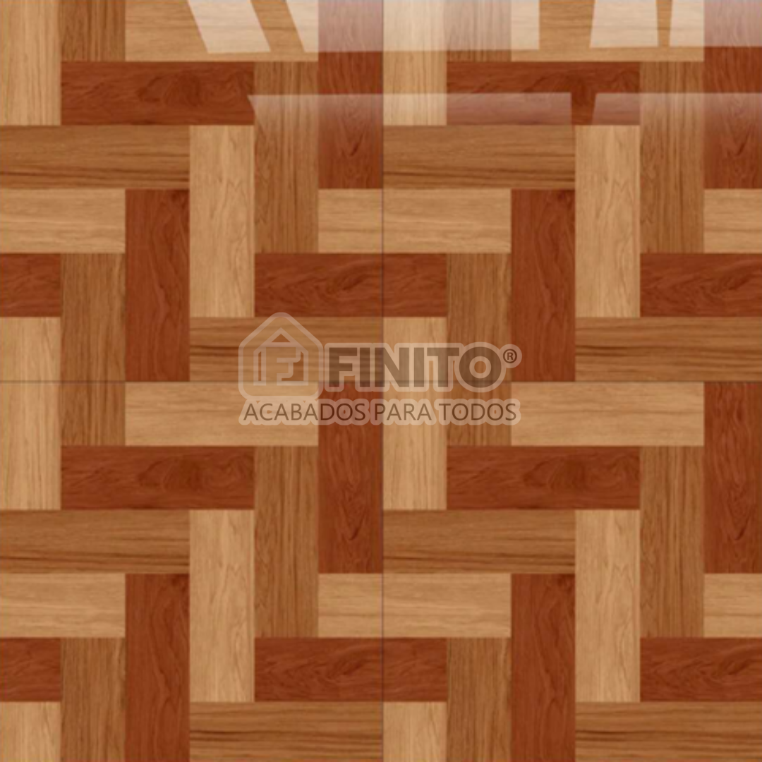 Porcelanato Vitrificado 60X60 1.44MT2 Parquet Mosaico