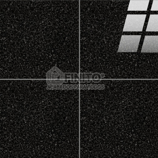 PORCELANATO GRANITO NETRO #66990 60cmx60cm - 1 CAJA 1.44 MT2 (4 PIEZAS)