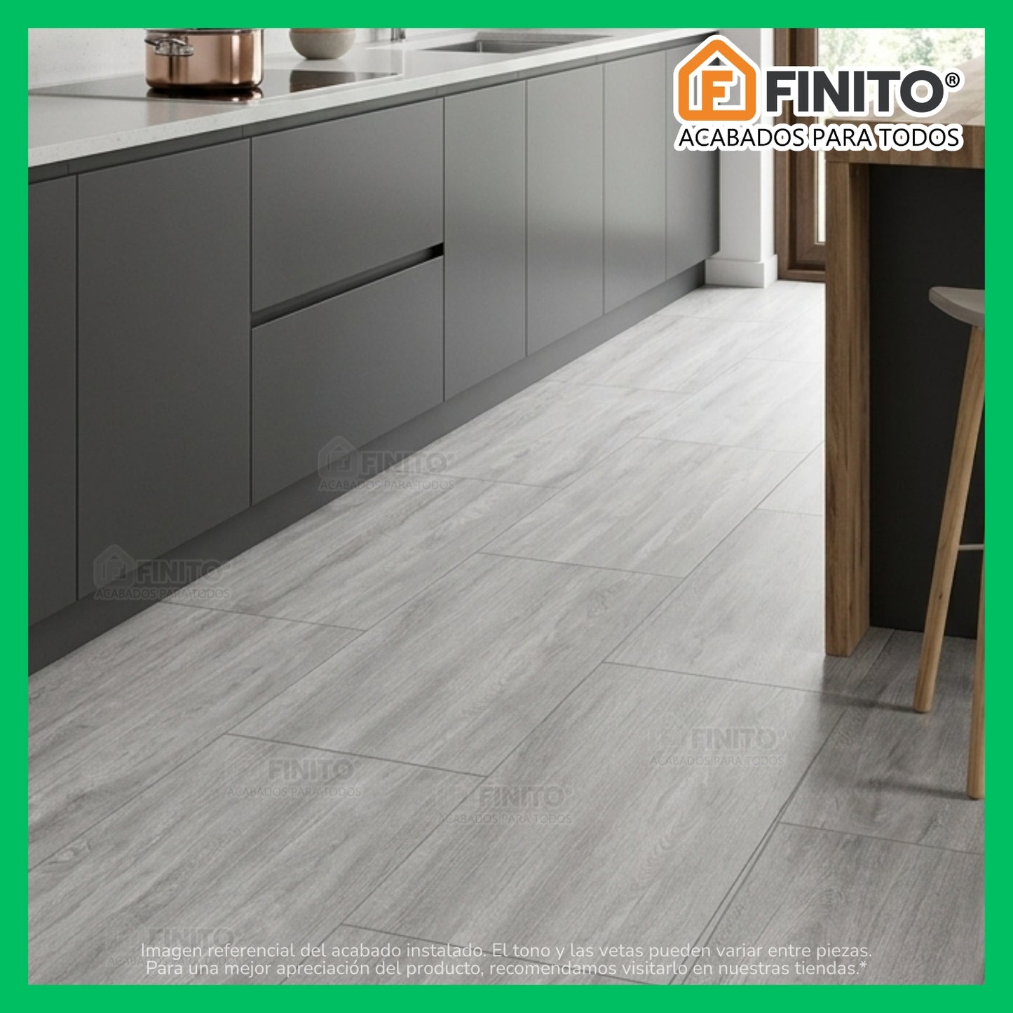 Porcelanato Mate 60x120 2.16Mt2 Roble Gris