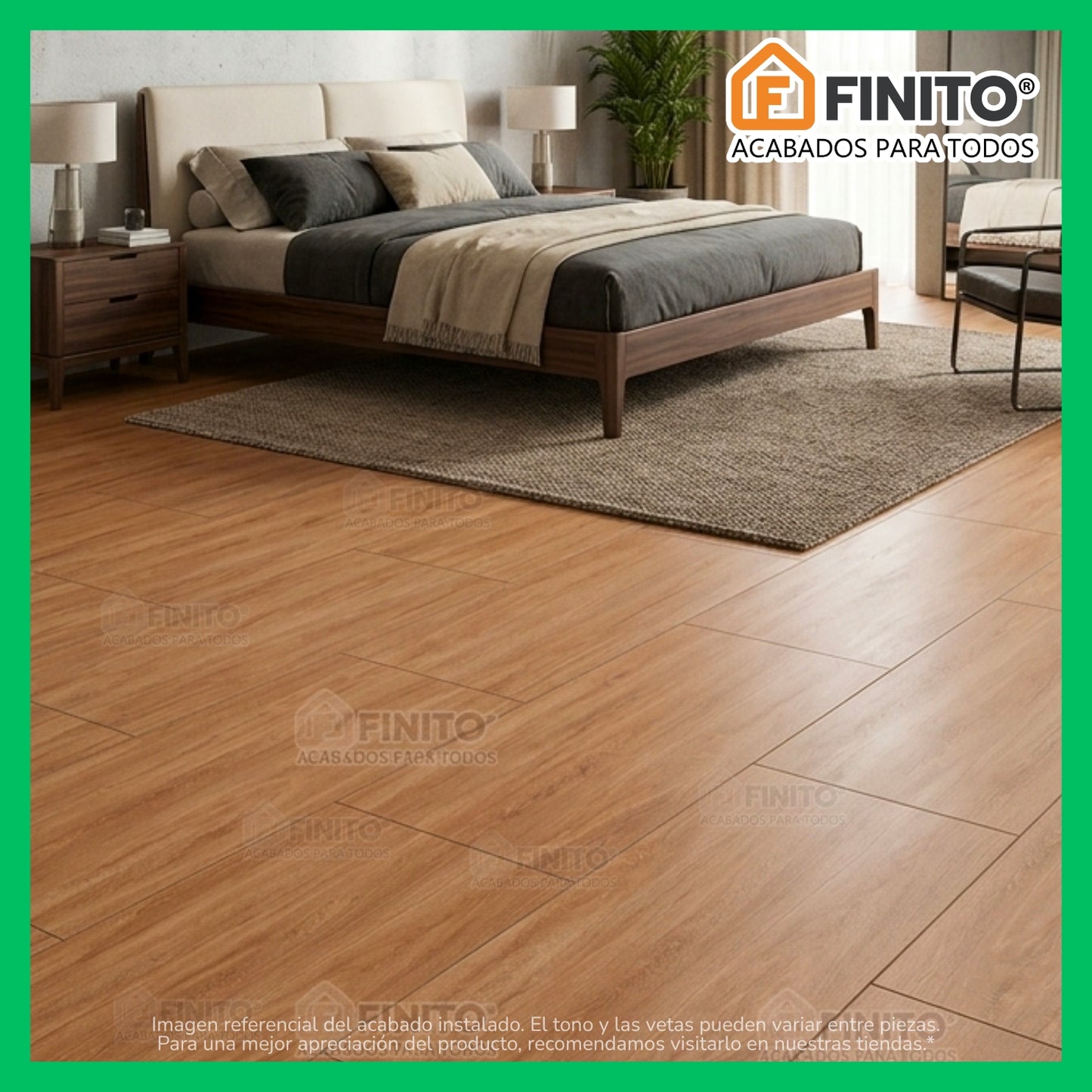 PORCELANATO MATE MADERADO PARA PARED PISO MESA ROBLE MIEL 60X120CM 2.16MT2