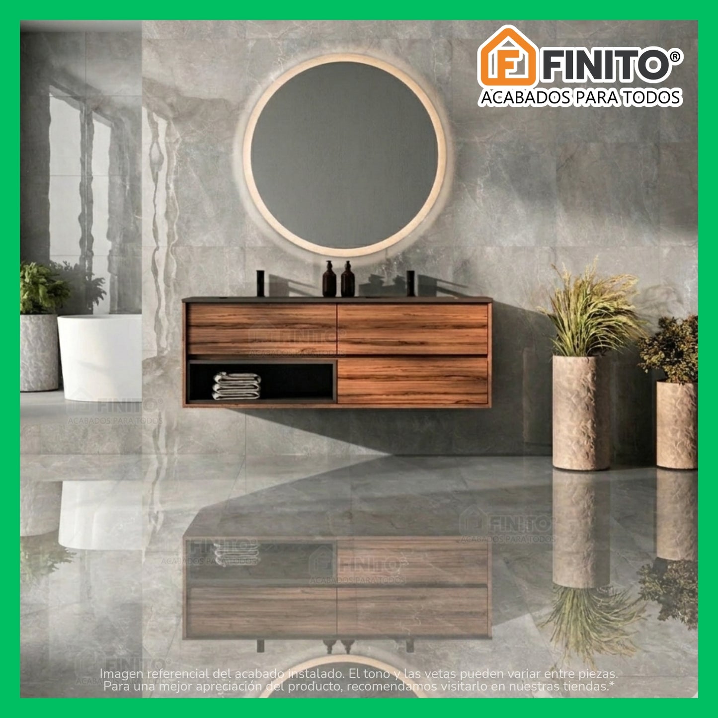 PORCELANATO PULIDO MARMOLIZADO PARED-PISO GRIS PLATA TORENTO 60X60CM 1.44MT2