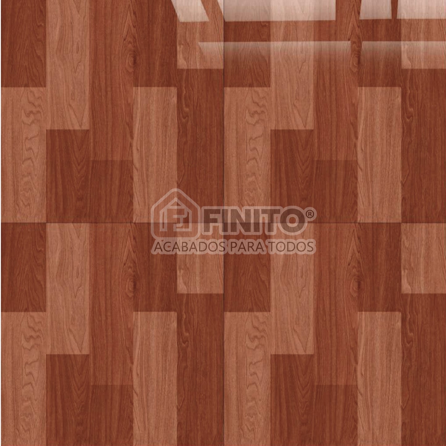 PORCELANATO VITRIFICADO MADERADO MARRON ROJIZO PISO PARED PARQUET CARAMELO 60X60CM 1.44MT2