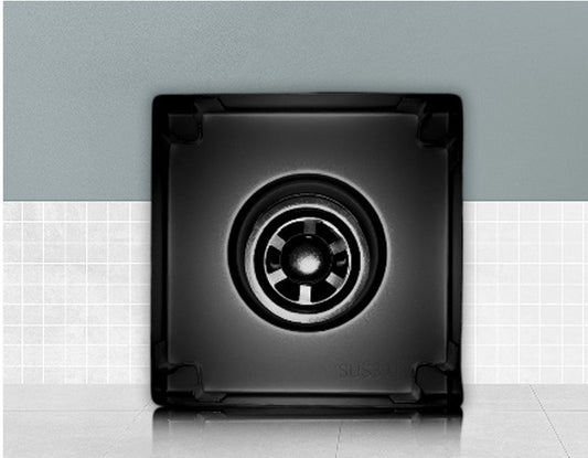 SUMIDERO PREMIUM NEGRO 10X10 CM PESADO - REVERSIBLE
