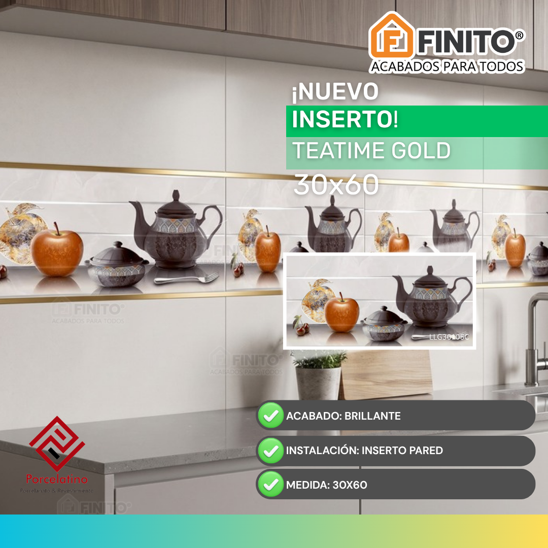 Inserto 30x60 Tea Time Gold