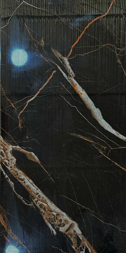 PORCELANATO NEGRO VETEADO 60X1.20